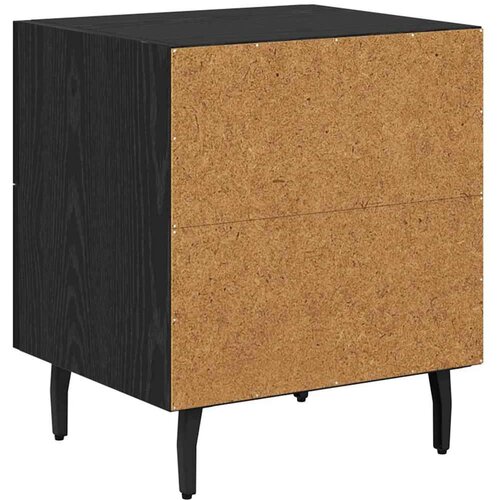  Noćni ormar s ladicama 2 pcs Crni hrast 40 x 35 x 47.5 cm Slike