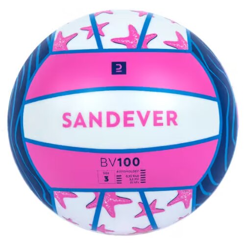 Olimp Sport Lopta za plažu Fun roze sa zvezdama Cene