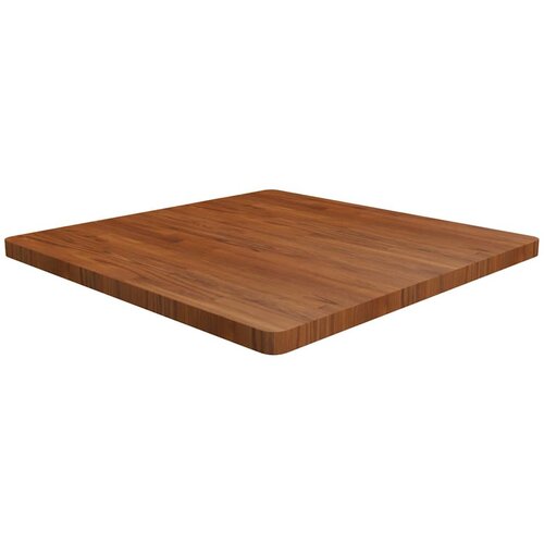  Četvrtasta stolna ploča smeđa 90x90x4 cm tretirana hrastovina Slike