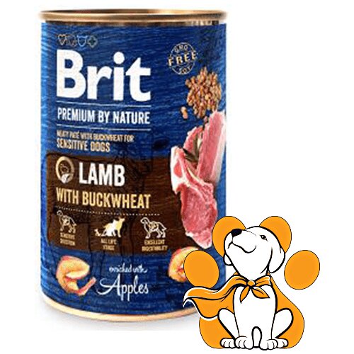 Brit premium by Nature Lamb with Buckwheat 400g, Ukusna Hrana sa Jagnjetinom Cene