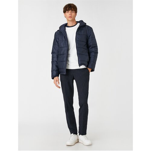 Koton Winter Jacket - Navy blue - Puffer Slike