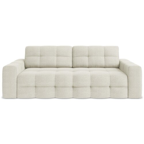 Makamii Bež sklopiva sofa od bouclé tkanine 255 cm Milu – Cijene