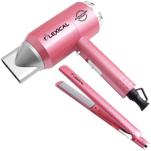 Lexical Set za oblikovanje kose LGW-5810, Roze Cene