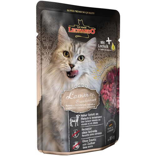 Leonardo Finest Selection Pouch 16 x 85 g - Janjetina i brusnice Cijene