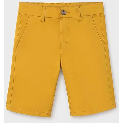 Mayoral Otroške kratke hlače rumena barva