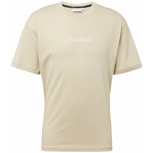 Calvin Klein Majica kaki / bijela