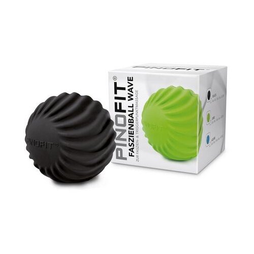 Pino FIT&amp;reg; Fascialna žoga z valovi, črna Slike