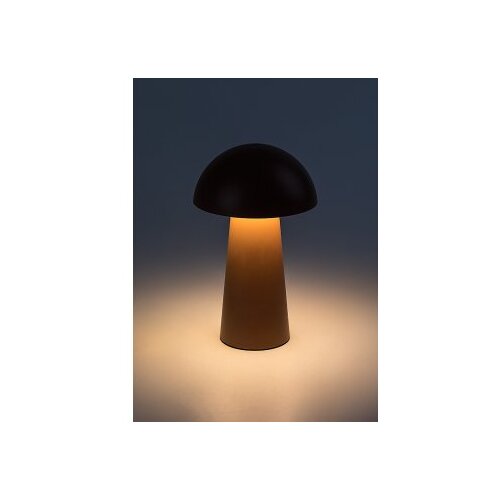 Rabalux Punjiva stona lampa Mireo, IP44, Dimabilna na touch LED 1.5W, 3000K, 20cm, Braon Slike