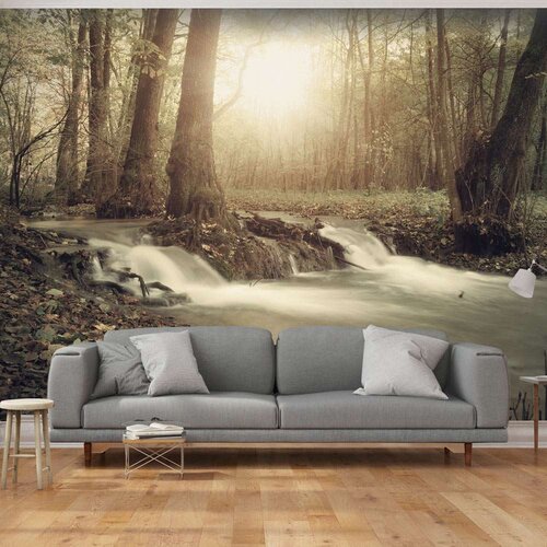  Tapeta - Forest Cascade 200x140 Slike