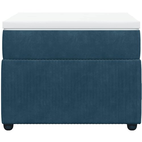 Box spring krevet s madracem tamnoplavi 90x190 cm bar&amp;scaron;unasti Slike