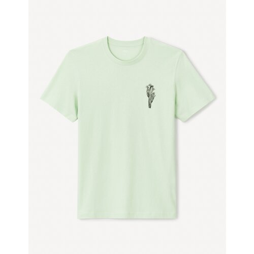 Celio Cotton T-shirt Jebeach - Men's Cene