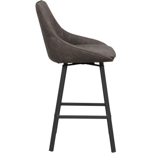 Rowico Sivi barski stoli v kompletu 2 ks (vi&amp;scaron;ina sedeža 65 cm) Alison &amp;ndash; Slike