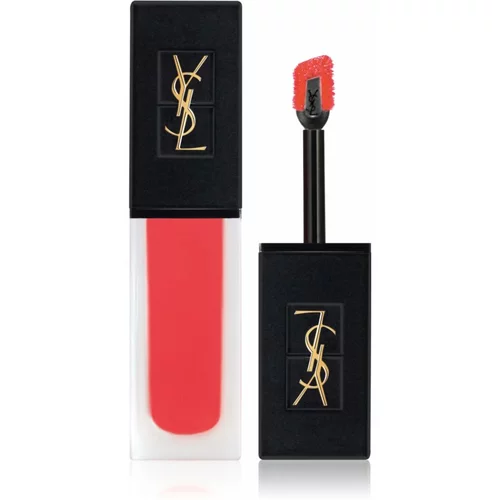 Yves Saint Laurent Tatouage Couture Velvet Cream visoko pigmentirana kremasta šminka z mat učinkom odtenek 202 Coral Symbol 6 ml