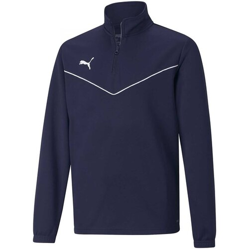 Puma Flis Teamrise 1/4 Zip Top Jr Modra Cene