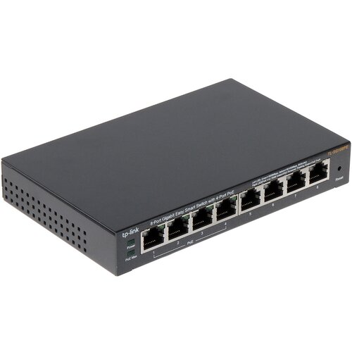 Switch TP-LINK TL-SG108PE Gigabit/8xRJ45/10/100/1000Mbps/eSmart/4xPoE/Desktop metalno kucište Cene