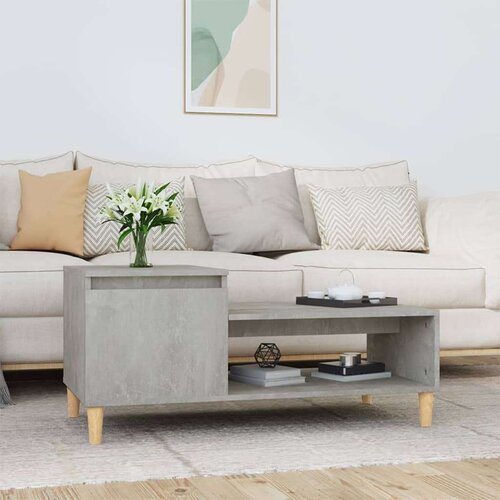  Stolić za kavu boja betona 100x50x45 cm od konstruiranog drva Cijene