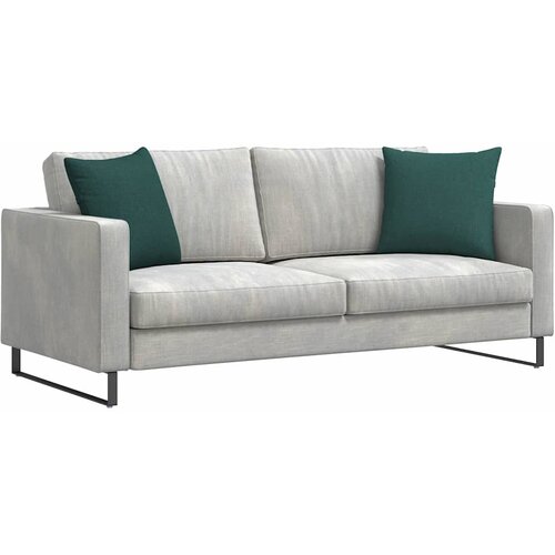  Jastučići za sofu 2 pcs Tamnozelena 45 x 45 cm tkanina Slike