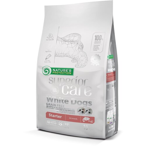 Nature's Protection Hrana za pse White Starter Grain Free Salmon, 10kg Cene