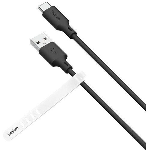 Yenkee USB kabal YCU 315 BK SILIC USB A-C / 1,5m, Crni Slike