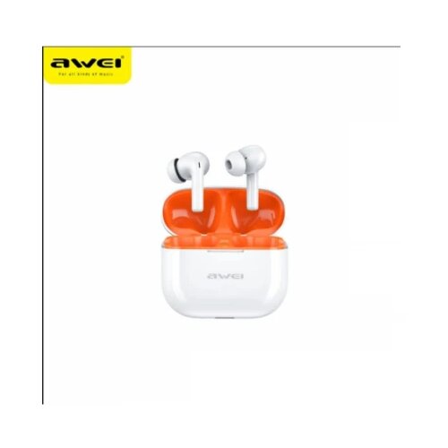 Awei slušalice T1 pro nc bluetooth bubice white/orange Cene