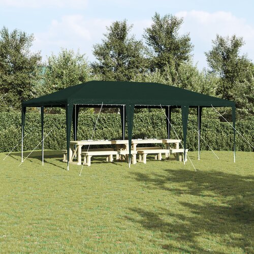 VidaXL tenda za zabavu Zelena 6x4 m PE Slike