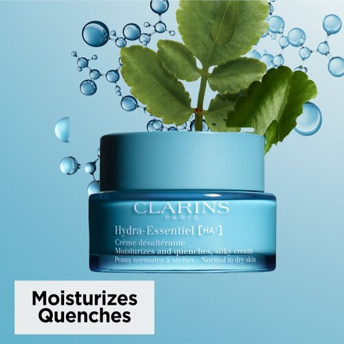 Clarins Hydra-Essentiel [HA&amp;sup2;] Silky Cream dnevna hidratantna krema za učvr&amp;scaron;ćivanje s hijaluronskom kiselinom 50 ml Slike