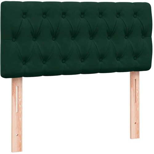 Box Spring krevet s madracem tamnozeleni 80x220 cm bar&amp;scaron;un Slike