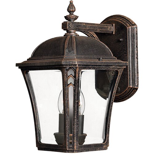 Elstead Lighting Elstead Wabash Zunanja srednja stenska svetilka z 2 lučmi, Mocha IP44, E14, (22100204) Cene
