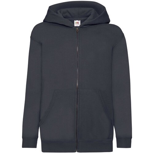 Fruit Of The Loom Navy blue sweatshirt Classic zipped Slike