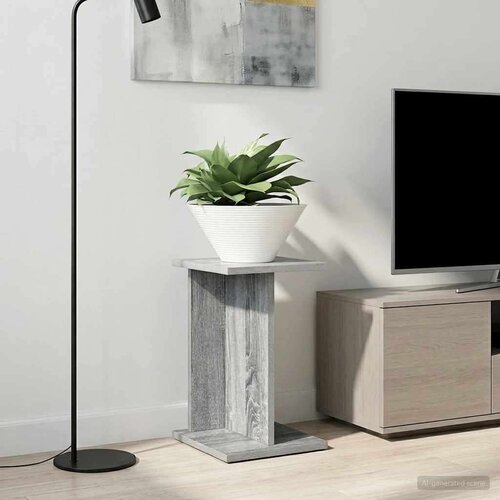  Stalak za biljke 2 pcs Sivi Sonoma 25 x 25 5 x 40 5 cm Cene