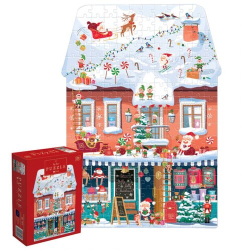  PUZZLE 200 KOM BOŽIČ &amp;quot;IGRAČA TRGOVINA&amp;quot; INTERDRUK Slike