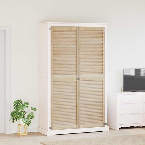 vidaXL Vrata ormara 2 pcs Smeđa 201 x 59.5 x 2.1 cm Masivna borovina Cijene