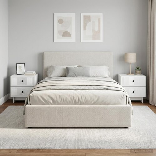  Noćni ormar 2 pcs Bijela 43 x 34,5 x 47,5 cm Konstruirano drvo Cene