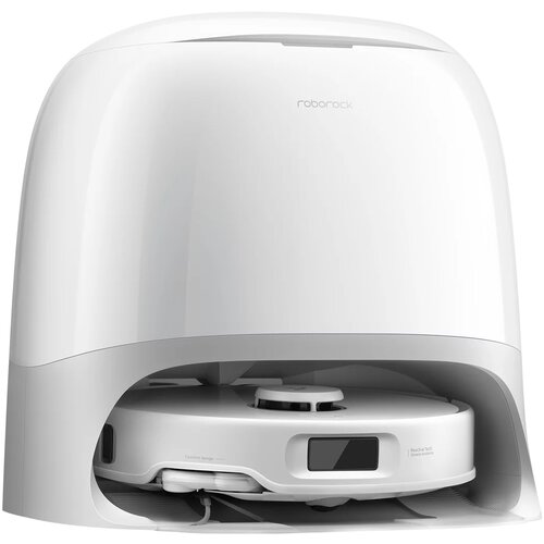 Roborock Robot usisavač sa stanicom za pražnjenje Qrevo Curv White, 6400 mAh, WiFi, Bijeli Slike