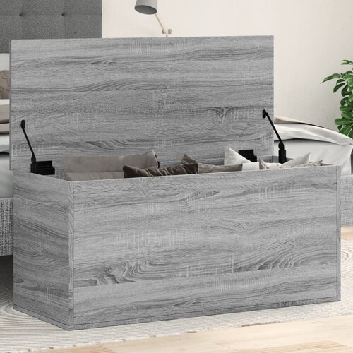 vidaXL Kutija za pohranu boja hrasta 100x42x46cm od konstruiranog drva Cijene