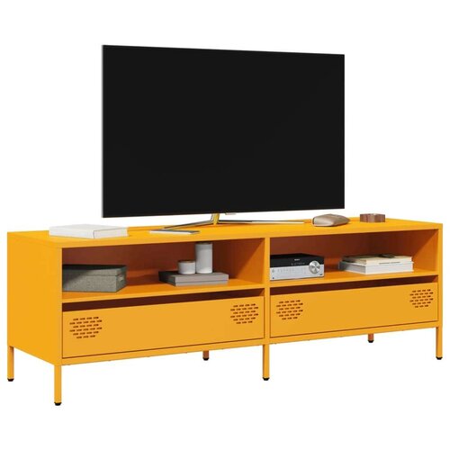 vidaXL TV ormarić boja senfa 135x39x43,5 cm čelični Cijene
