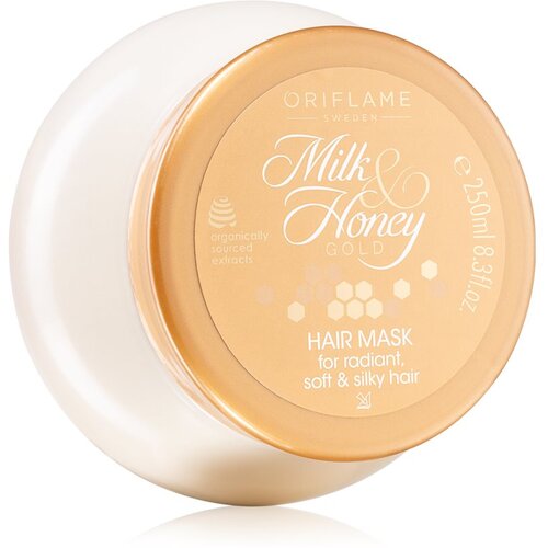 Oriflame Milk & Honey Gold tretmanska maska za sjajnu i mekanu kosu 250 ml Cijene