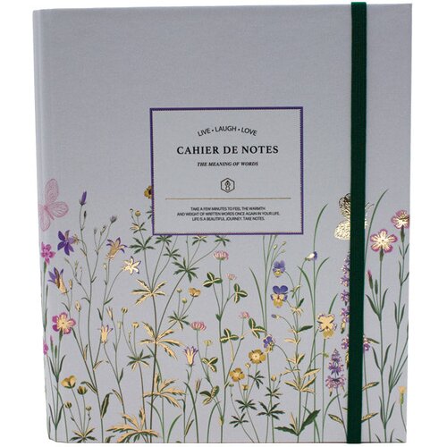 Blok kolegij B5 crte 96L s gumicom Flowers 1 Marker 1712 Cene