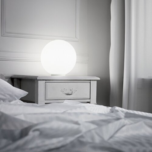 Ideal Lux - Stona lampa MAPA 1xE27/42W/230V prečnik 30 cm bela Slike