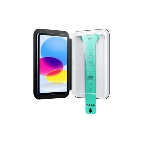 ESR Tempered-Glass za&amp;scaron;titno staklo zaslona Apple iPad 11 (A16, 2025.) 2 kom. protiv otisaka prstiju, otporan na ogrebotin Slike