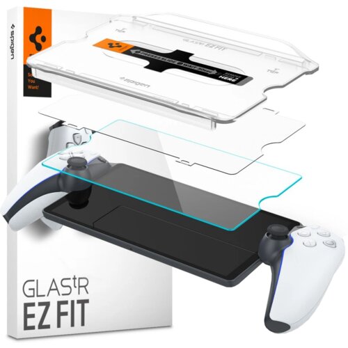 Spigen ZA&Scaron;ČITNA FOLIJSKA FOLIJA IZ KALJENEGA STEKLA ZA SONY PLAYSTATION PORTAL EZ FIT, (5000302874) Cene