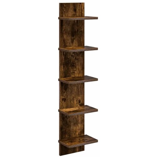  Zidna polica Dimljeni hrast 22 x 15 x 100 cm - Dimljeni hrast 1 22 x 15 x 100 cm (5 etaža) Slike