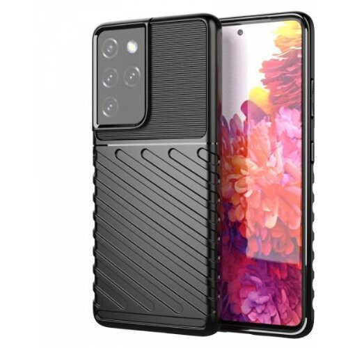 Nillkin silikonski ovitek tunder armor za samsung galaxy S21 plus G996 - črn Cene