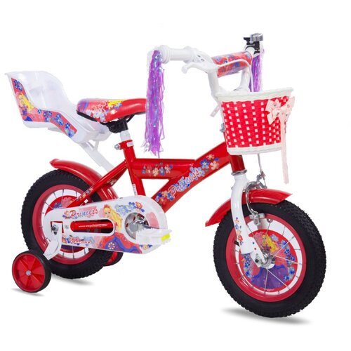 Galaxy bicikl za devojčice princess, 12", crveni Cene
