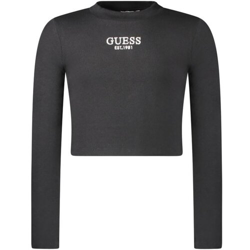 Guess Jeans majica dugih rukava za djevojčice, crna Slike