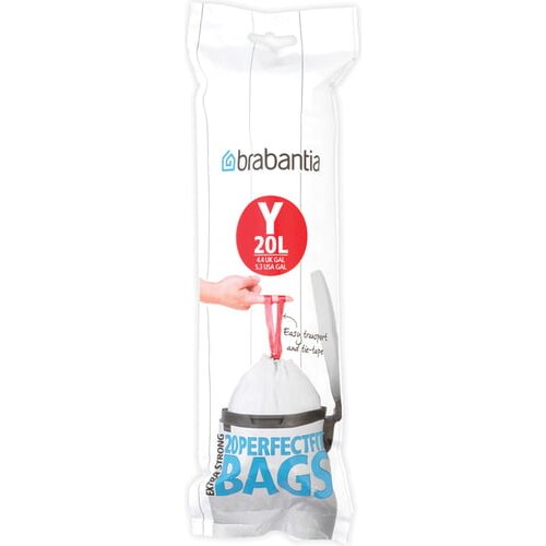 Brabantia PerfectFit Bin Liner Type Y, 20 L, 20 Bags Slike