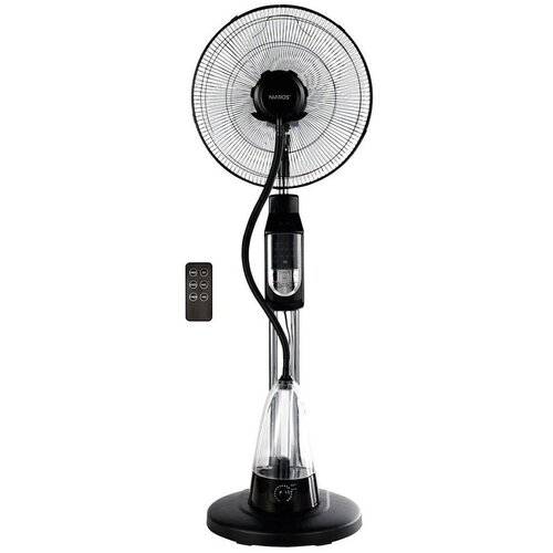Niaros Podni ventilator sa rasprašivačem, 70W, 43cm, Crni Cene