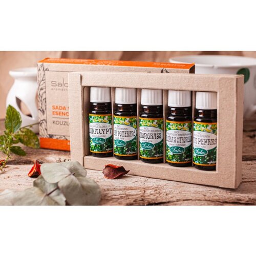Saloos Set of 100% Natural Essential Oils Aromatherapy Magic 5 pack Slike