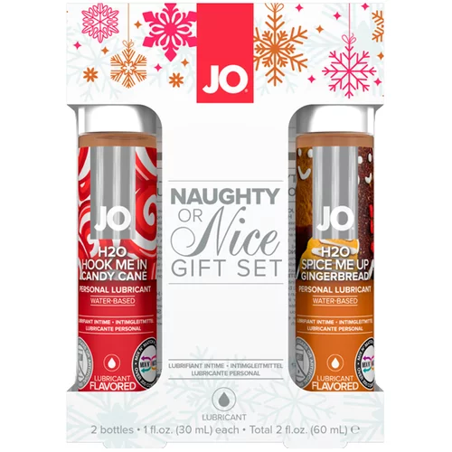 System Jo - H2O Lubricant Naughty or Nice Set 2x30ml
