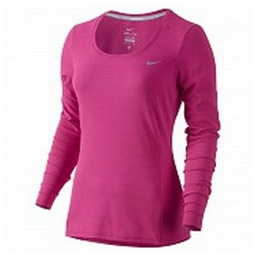 Nike ženska majica dug rukav DRI-FIT CONTOUR LONG SLEEVE 644707-616 Slike